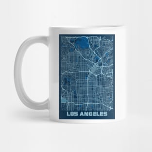 Los Angeles - Califonia Peace City Map Mug